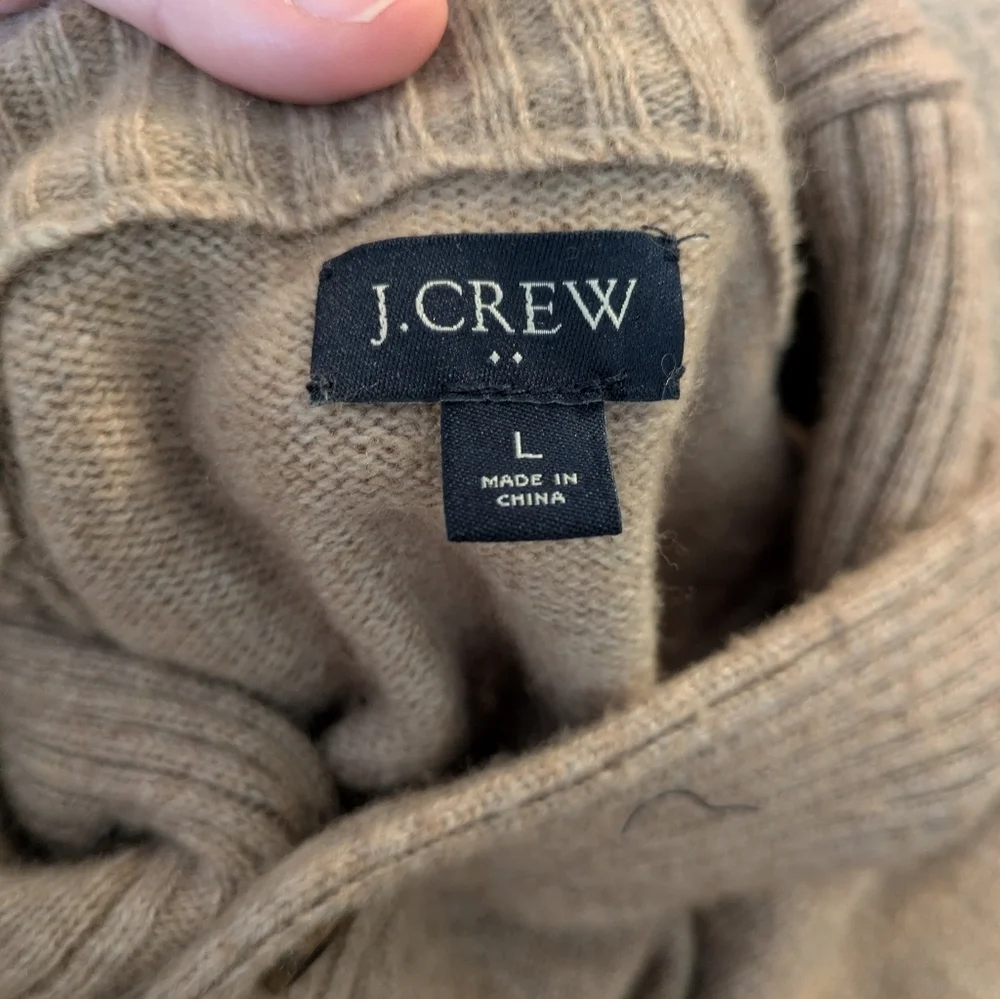 J. Crew Shawl Collar Sweater